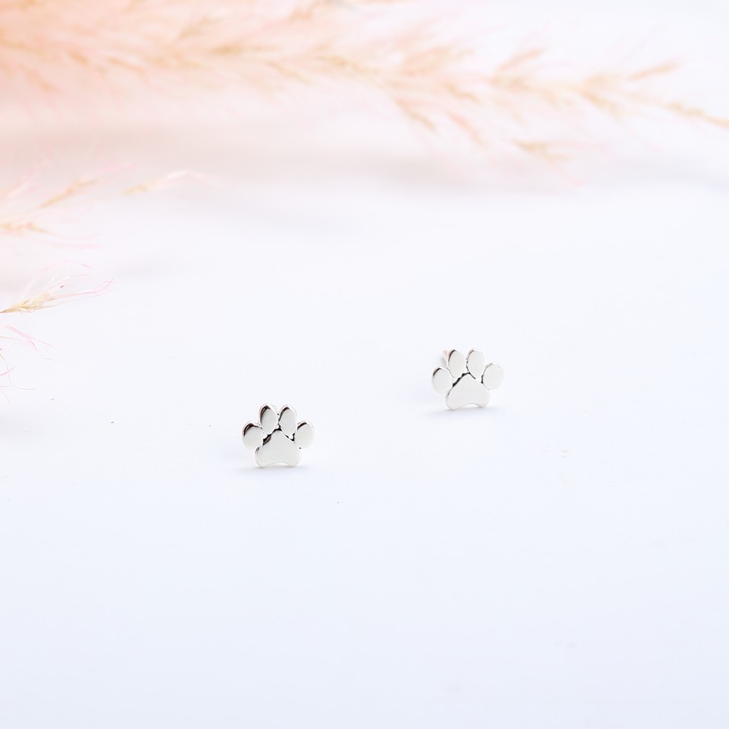 【Angel & Me】Cat Paw Kitten Meow s925 sterling silver earrings Birthday gift, , large