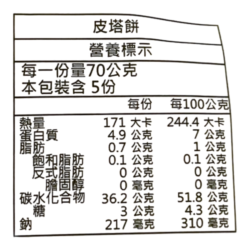 皮塔餅, , large