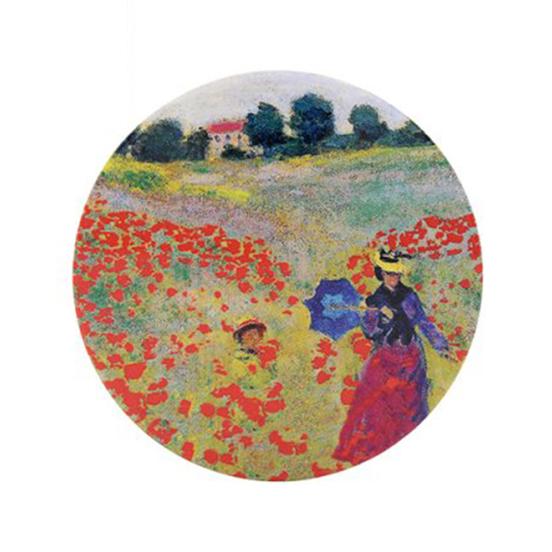 【Lesser&Pavey】莫內 杯墊組4入/杯墊/陶瓷杯墊/珪藻土/吸水杯墊/防水/止滑/隔熱/名畫/monet, , large