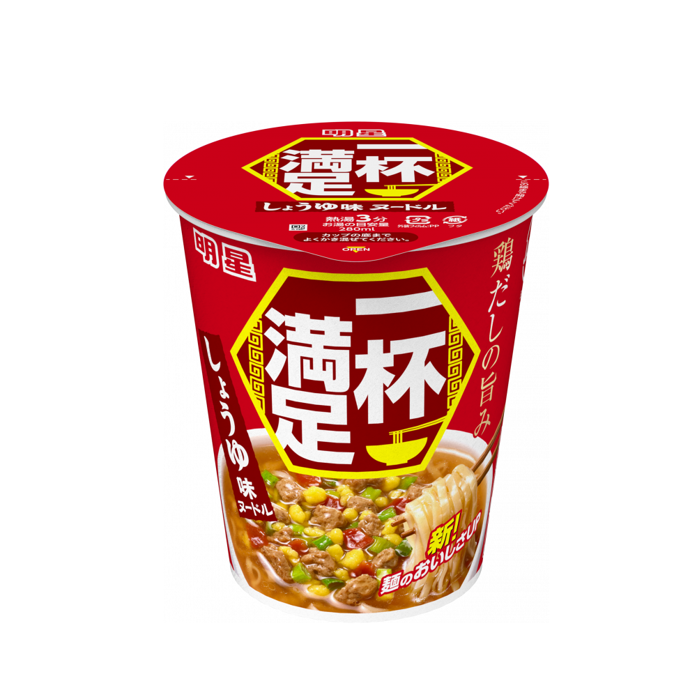明星一杯滿足醬油風味麵, , large