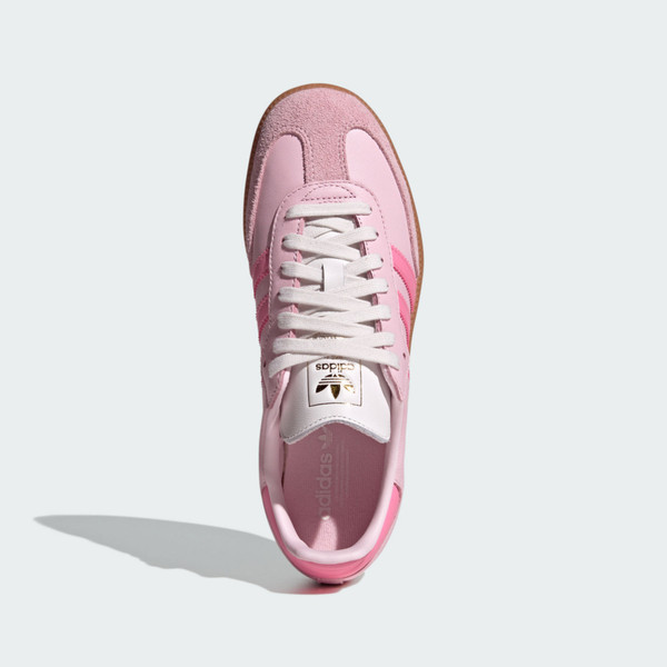Kixpress-Adidas Samba Og W 女 運動休閒鞋 德訓鞋 復古 膠底 舒適 粉紅 [JS4091], , large