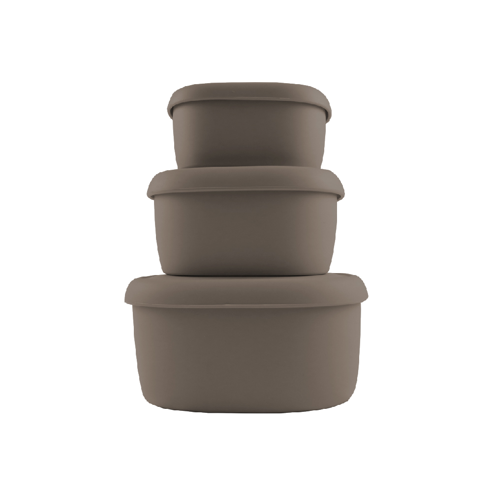 【韓國 SiliPot】鉑金矽膠全尺寸冰溫嚐鮮盒(S/M/L各1)-3入 (可微波 副食品儲存盒 小菜盒 餐盒 水果盒), , large