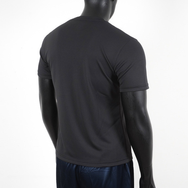 Asics 男女 短袖 T恤 運動 透氣 吸濕 快乾 抗UV 台灣製 延續 黑金 [K31415-90A], , large