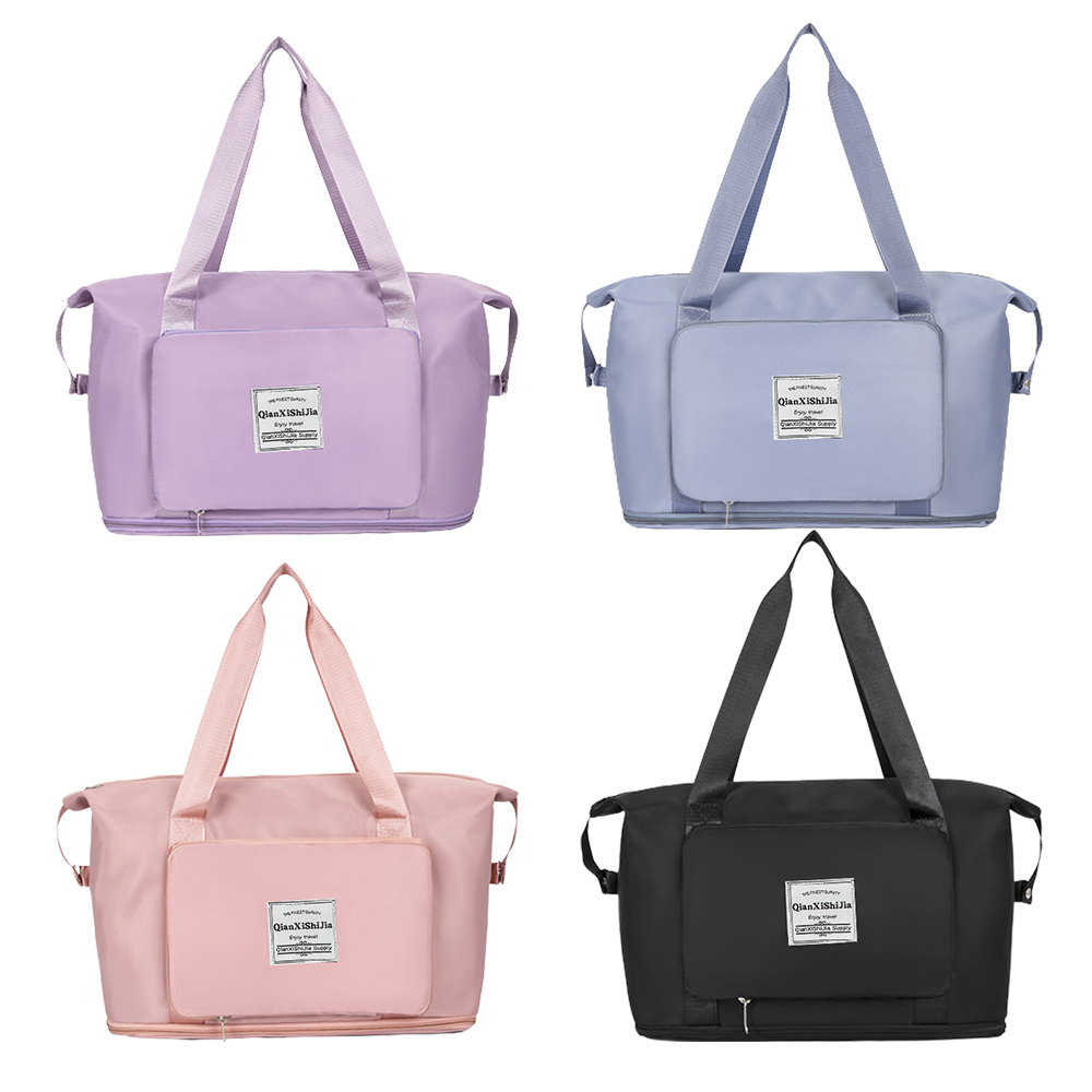 [High-Quality Living] Upgraded Large-Capacity Foldable Travel Bag | Extra-Sized Bag | Shoulder Bag | Dry and Wet Separation Bag | Shopping Bag | Travel Bag | Large Capacity Bag | Korean Style Bag, , large