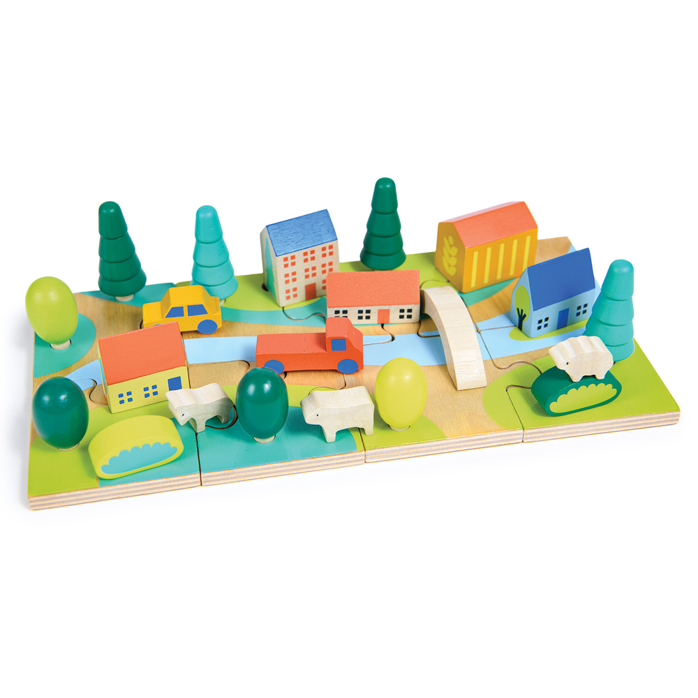 【Mentari】Tiny Town Jigsaw, , large