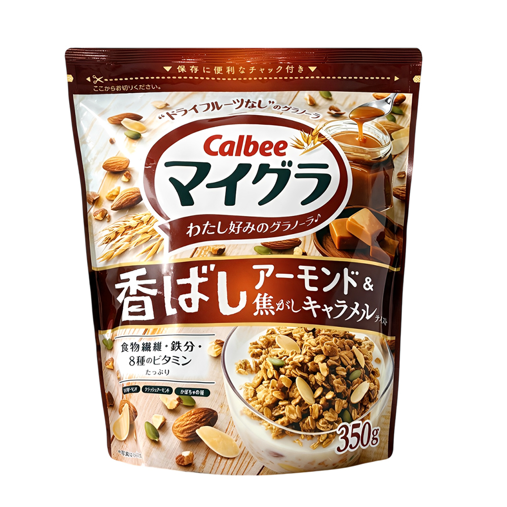 卡樂比麥果樂焦糖杏仁麥片, , large