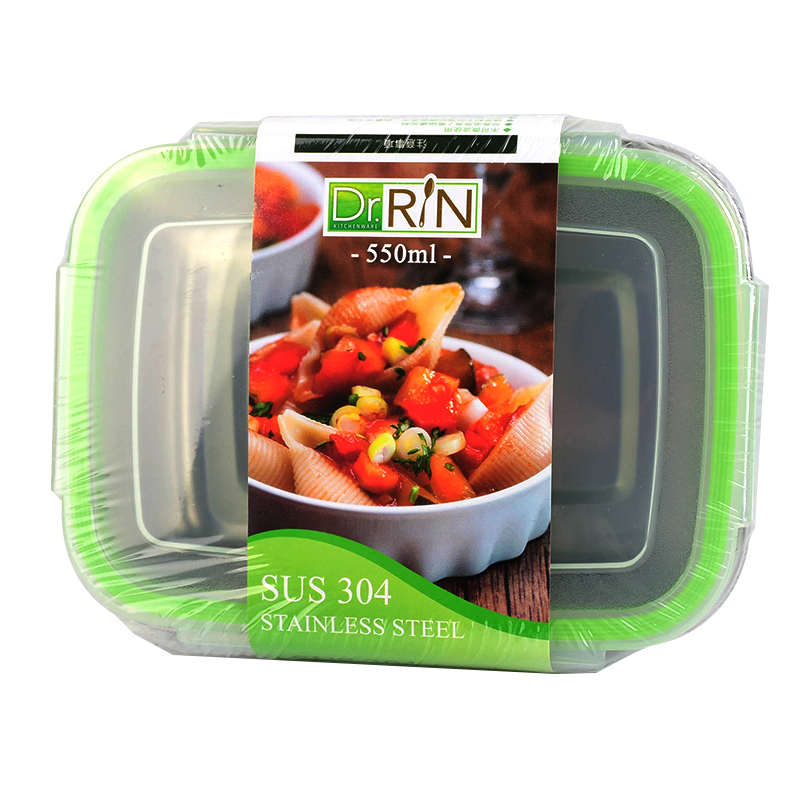 Dr.RIN304不鏽鋼保鮮盒550ml, , large