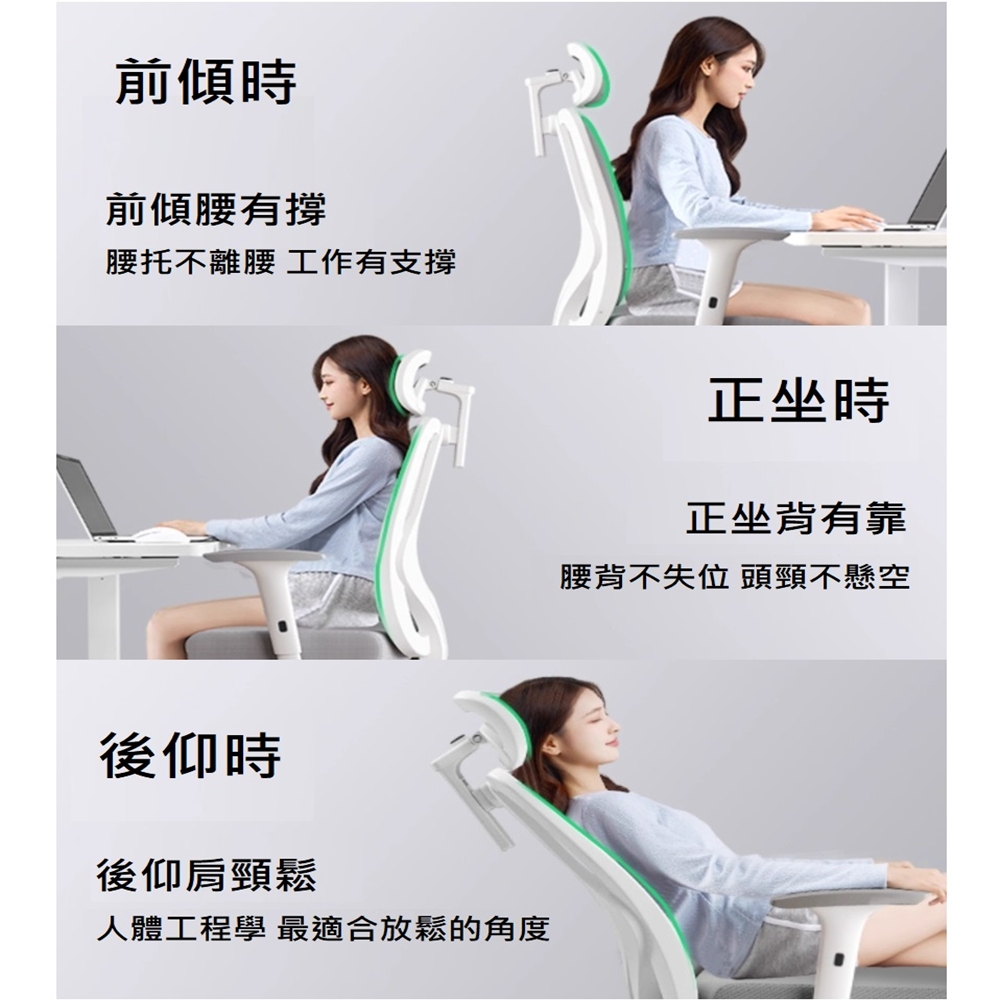 【HTGC】XD頂級 人體工學椅(人體工學設計+坐墊耐久坐+可後仰)電腦椅 辦公椅 電競椅, 黑框黑網205, large