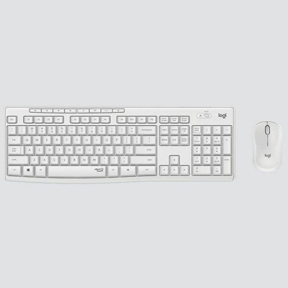 Logitech computer keyboard and mouse, , large