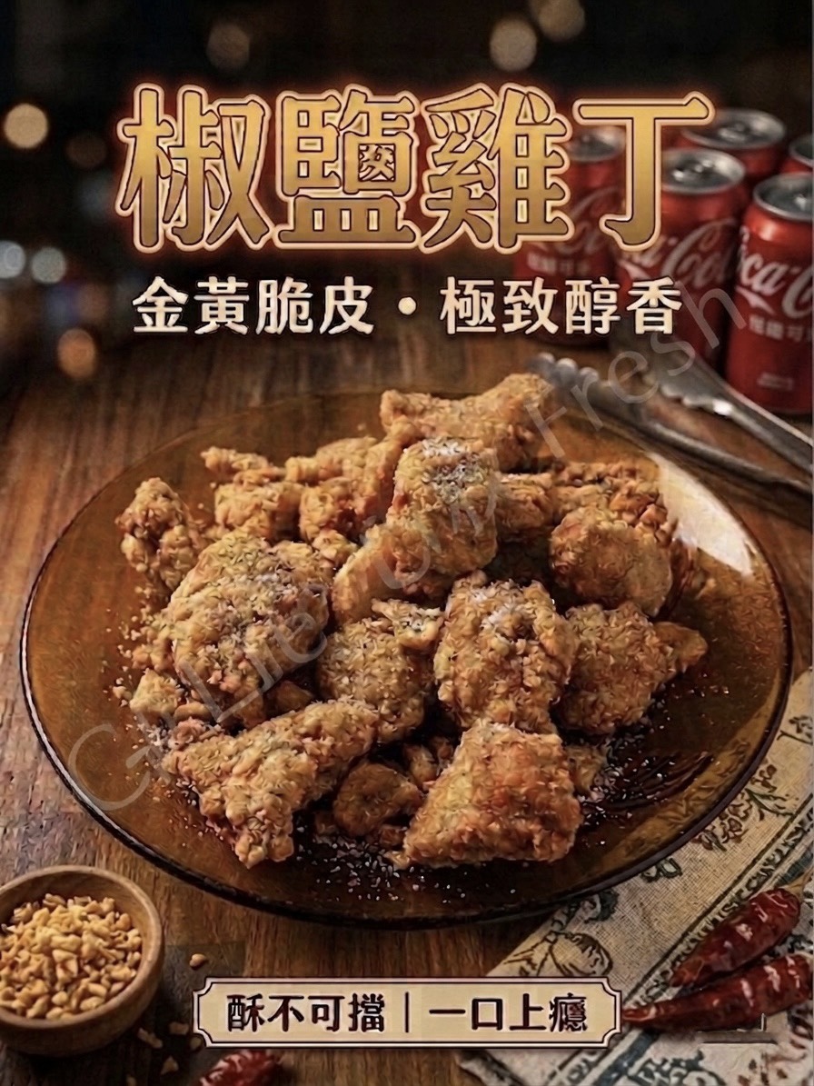 Salt and Pepper Chicken Cubes, , large