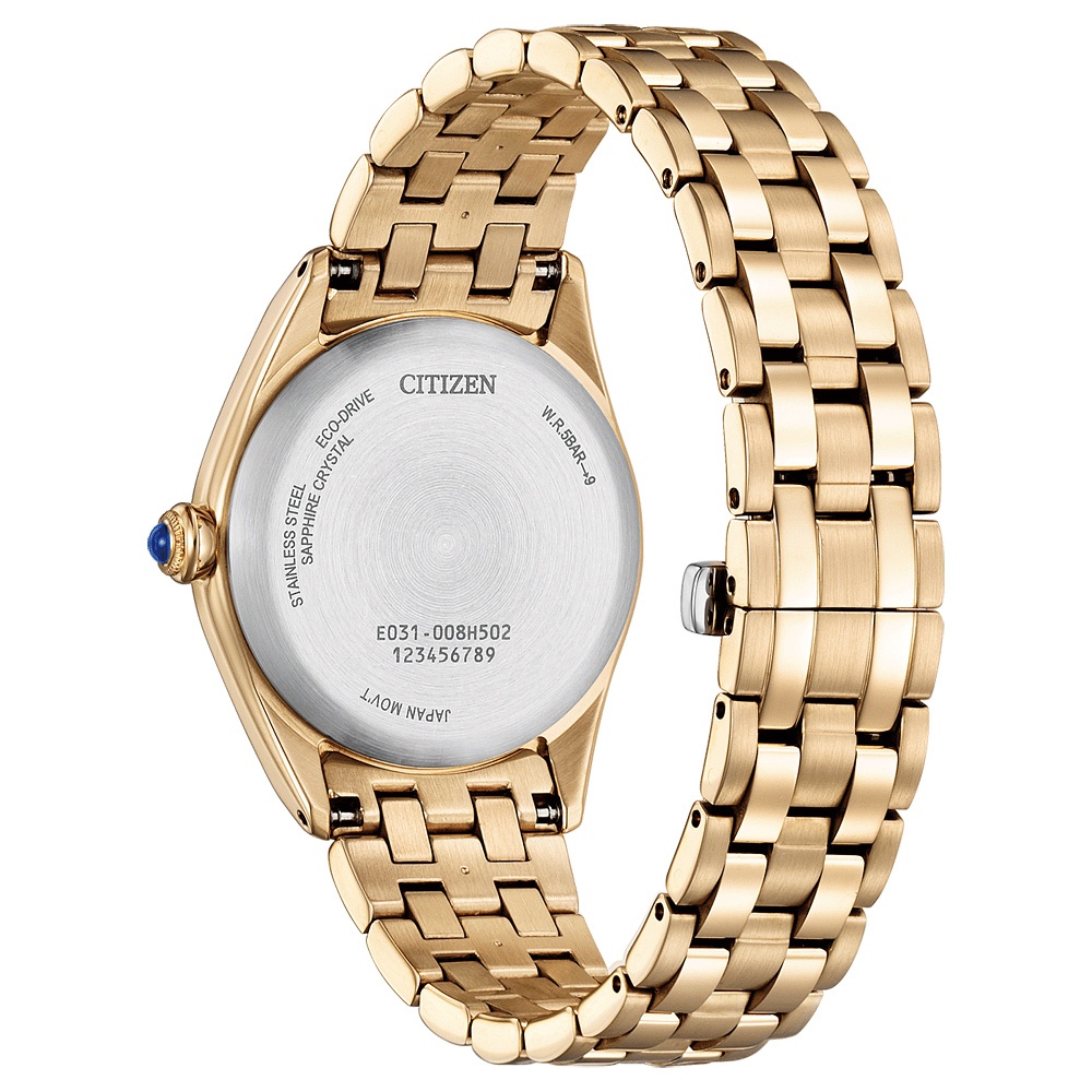 CITIZEN 星辰 L系列 光動能大三針女錶 EM1143-81X, , large