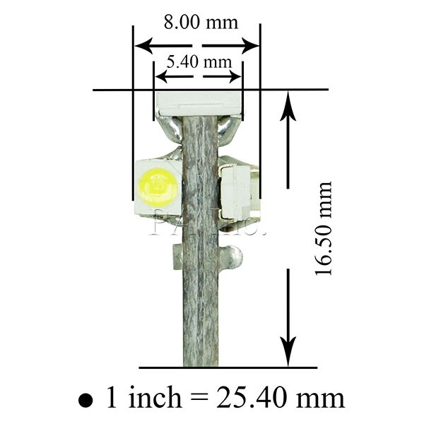 【PA LED】 T5 5晶 360度 多角度發光 SMD LED 白光 粉紫光 排檔燈 儀表燈 指示燈 冷氣燈 面板燈, , large
