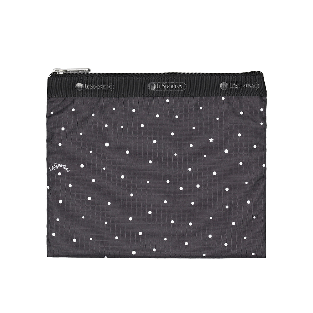 Lesportsac Deluxe Everyday Bag 經典奢華斜背包 側背包 通勤旅行包 女包(俏皮圓點), , large