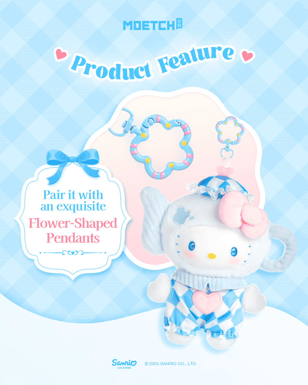 【際洋文化】Sanrio characters悸動之藍系列毛絨捏捏樂, , large