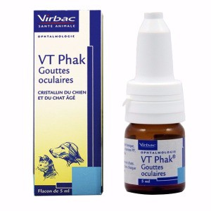 [承佳]  Virbac 維克 寵物用 水汪汪 VT Phak 犬貓專用眼睛營養補充液 5ml (3瓶組), , large