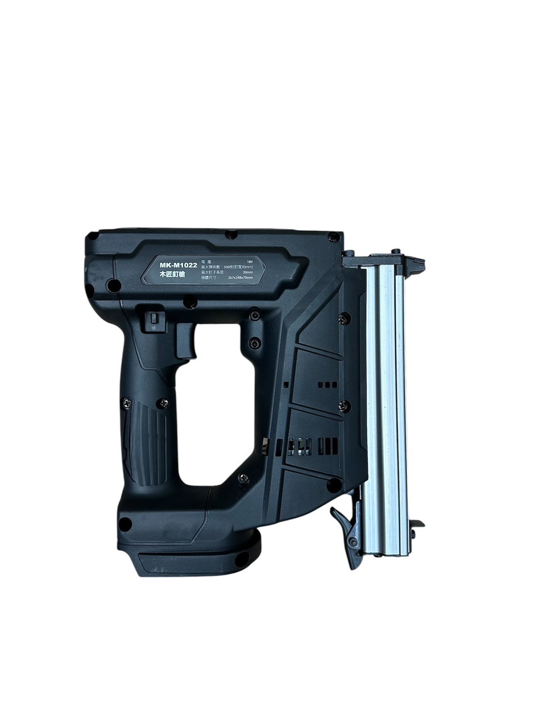 WIN五金 MK-POWER 18V充電式木工釘槍 <MK-1022+6.0電池組>  最大寬度:10mm 長度:30mm 電動木工釘槍, , large
