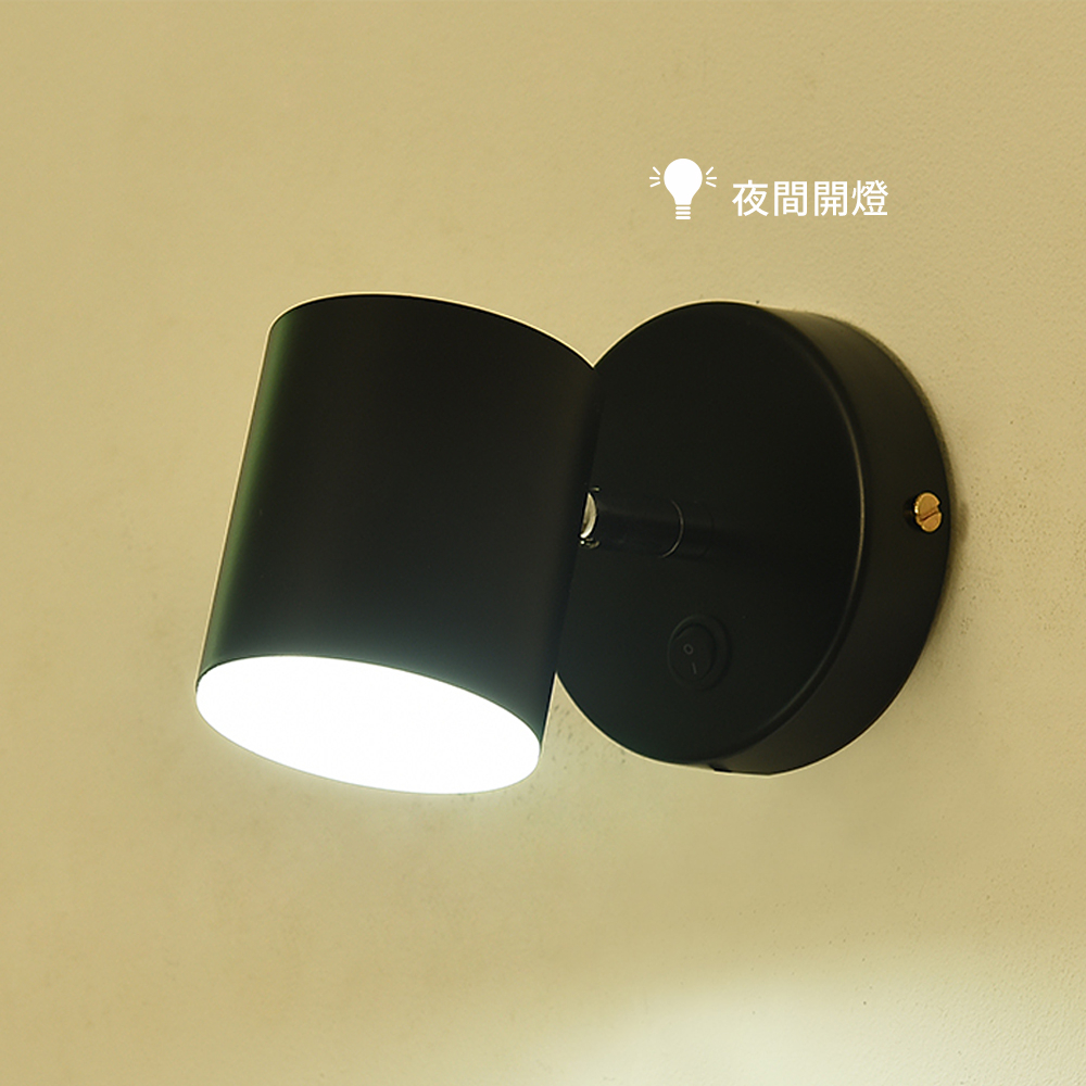 【H&R安室家】 LED迴旋壁燈（2款任選）ZA0259, B款, large