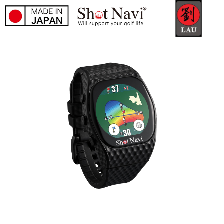 [劉氏國際]【日本製】Shot Navi INFINITY Touch 高爾夫GPS定位手錶(黑), , large