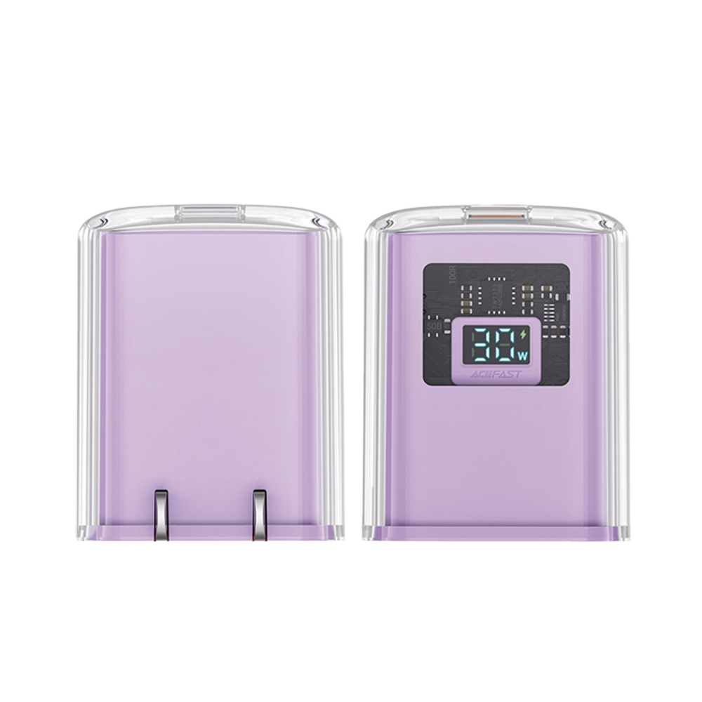 【ACEFAST】探索系列 PD30W氮化鎵數顯電源供應器/雙色, , large