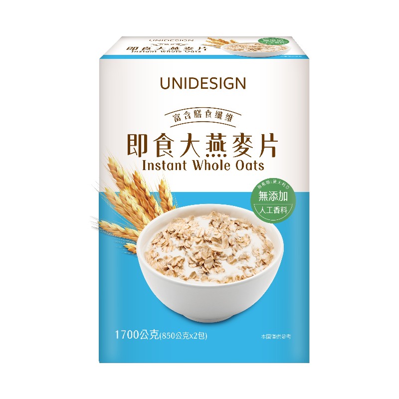 UNIDESIGN即食大燕麥片1700g, , large