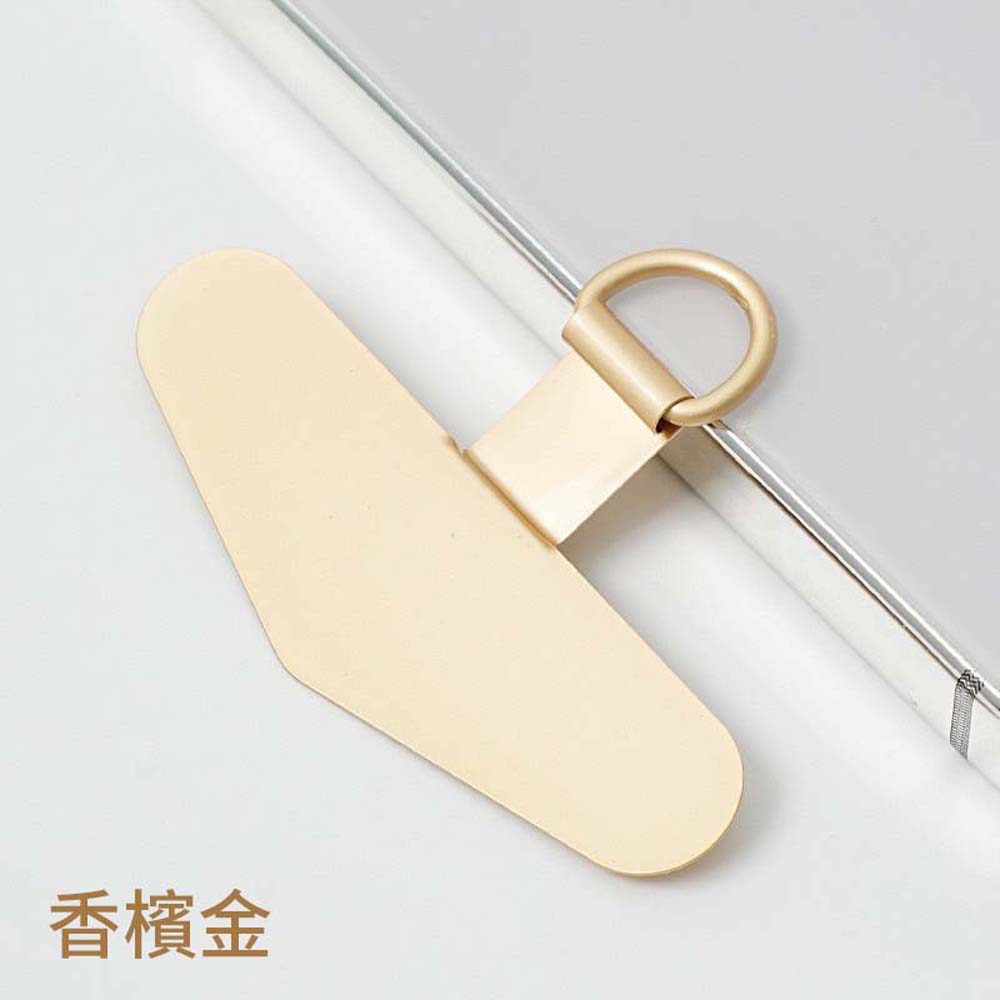 【山水之寶】手機墊片 輕薄不銹鋼掛繩墊片（附保護膜）不影響充電 手機夾片 手機掛繩墊片 手機殼通用連接片, , large