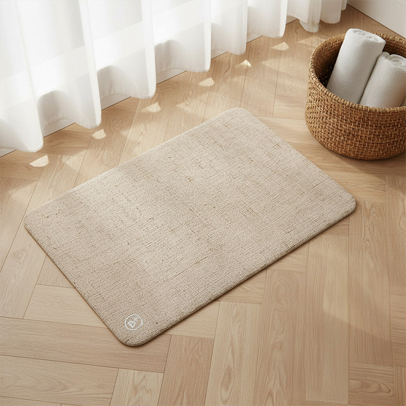 【Monster】 B+ Multi-Purpose Anti-Slip Mat &ndash; Linen Series (60x40cm) &ndash; Linen Beige, , large