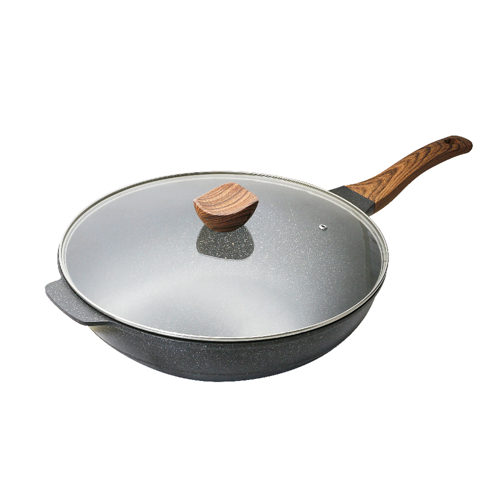 清水輕石嚴選不沾炒鍋35CM, , large