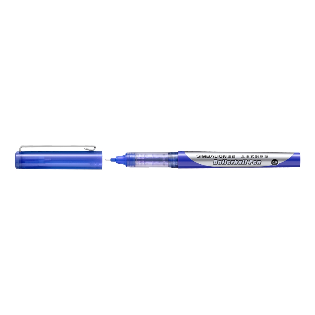 雄獅  直液式鋼珠筆0.5mm(RB302)*藍色, , large