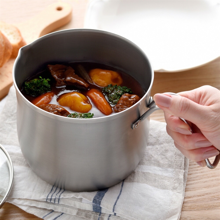Yipin Wuchuang Multipurpose Stainless Steel Single-Hand Cookware (14cm), , large