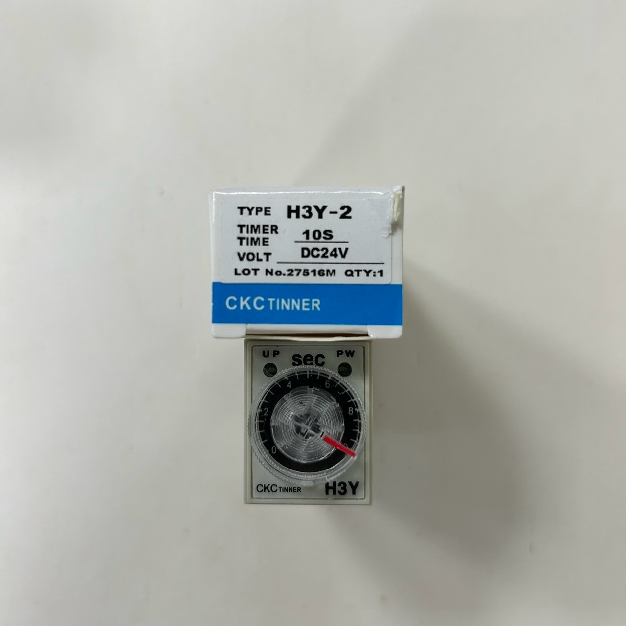 時間繼電器8腳2開2閉DC24V-0-10秒, , large