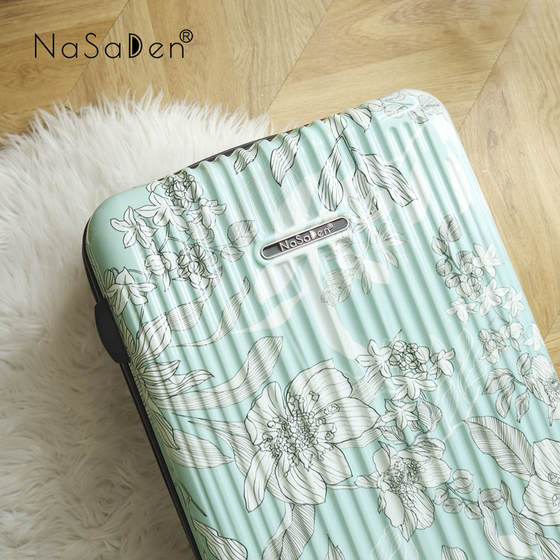 NaSaDen [ Jacaranda ] 22" Carry on Zipper Luggage, , large