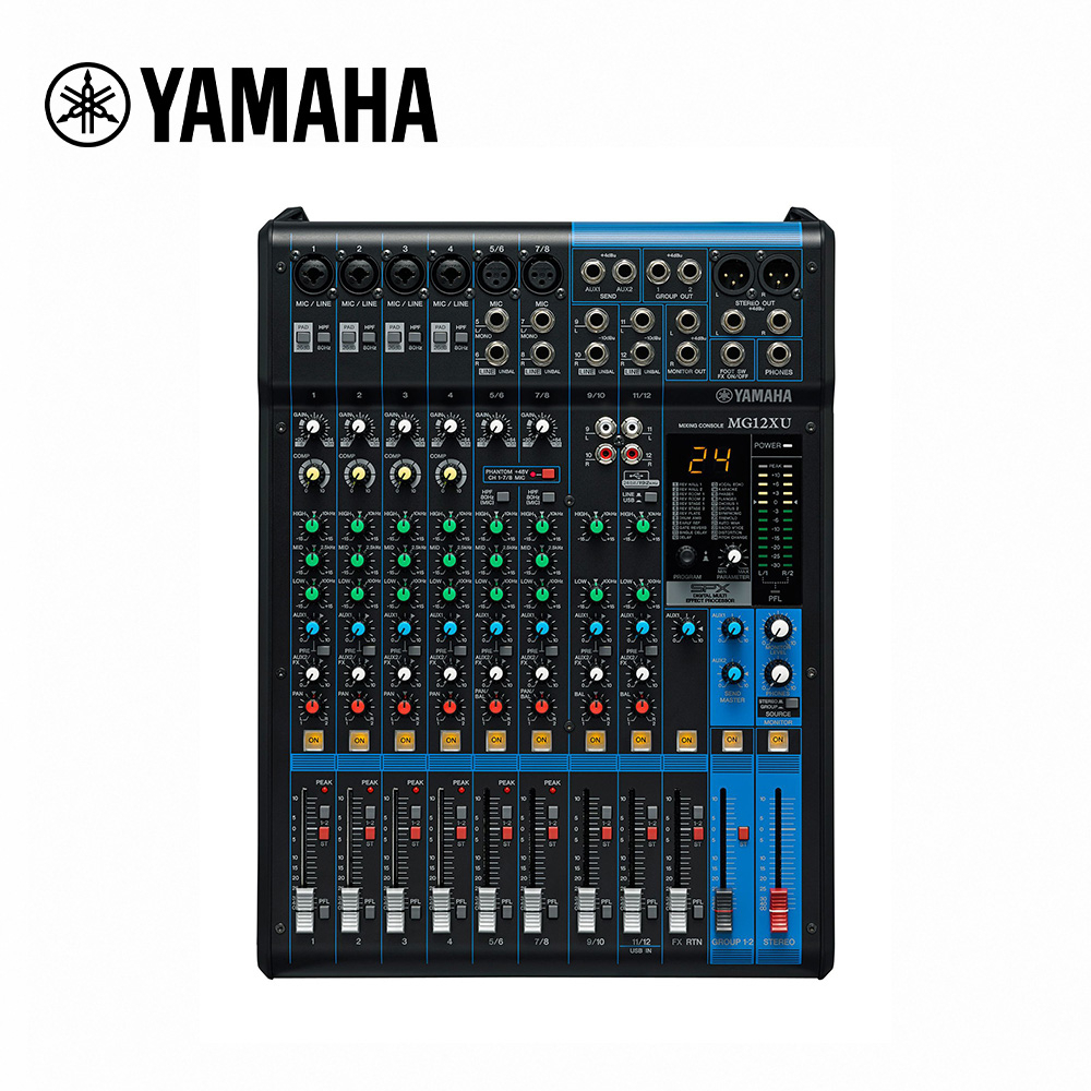 YAMAHA MG12XU 混音器【敦煌樂器】, , large