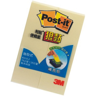 3M 狠黏 R31S 抽取是補充包(多色)黃+綠, , large
