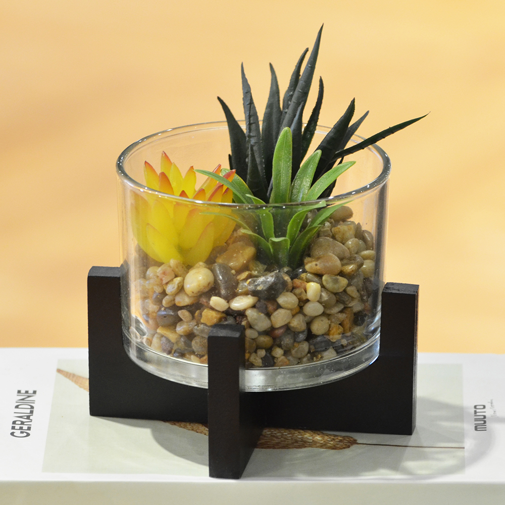 【YU Living】仿真仙人掌多肉植物裝飾盆栽, , large