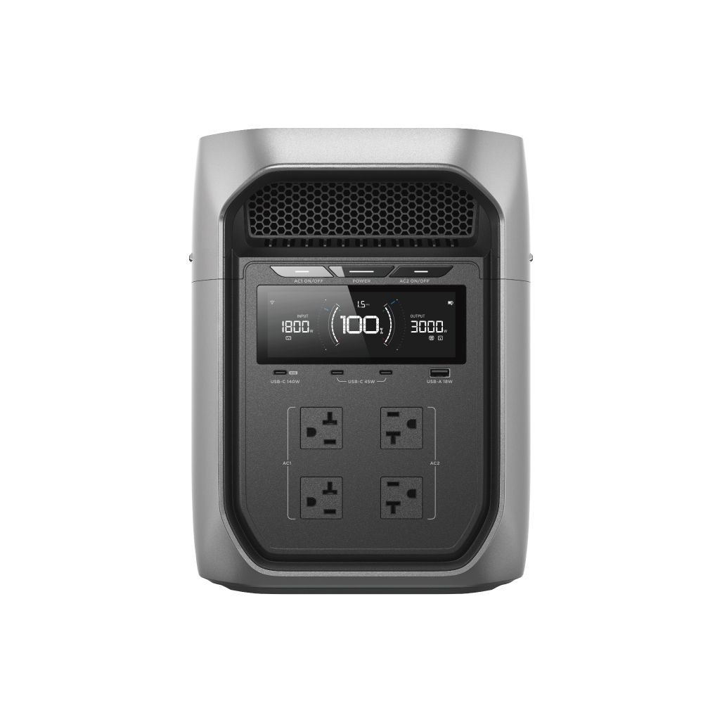【固士特】EcoFlow Delta 3 Max Plus 3000W 儲能電源 加贈收納包 (儲能電源 防颱必備 停電神器), , large