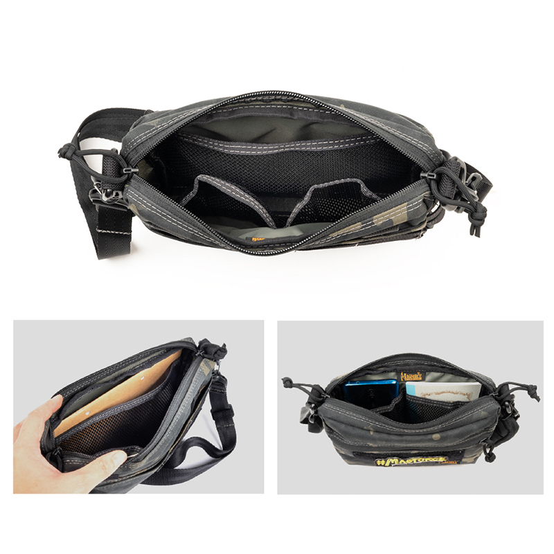 【MAGFORCE】馬蓋先小方側背包-【500D尼龍布-黑色】 戰術背包 側背包 單肩包 台灣製, , large
