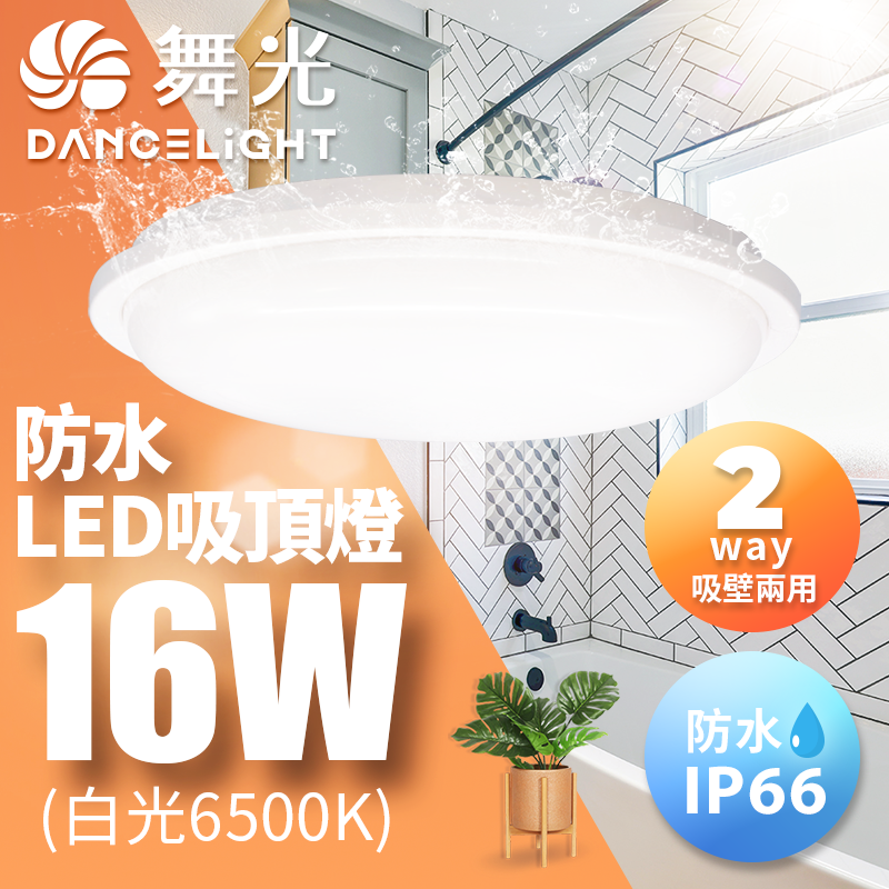 DanceLight dance light LED 16W waterproof capsule ceiling light (white light), , large