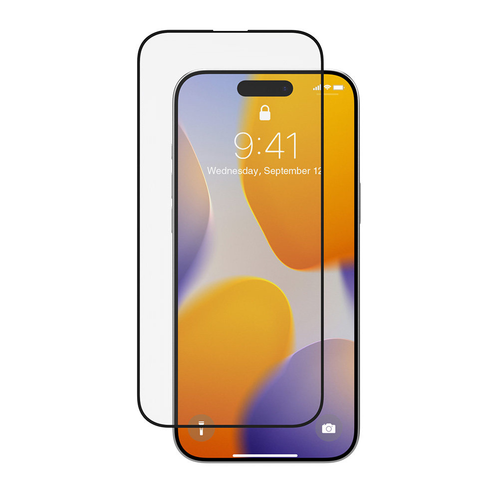 【HIPPORIZZ】iPhone 16 Zircon高透鋼化玻璃手機螢幕保護貼, , large