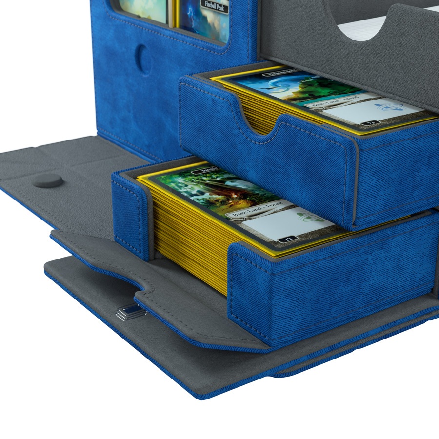 【Asmodee】遊戲收納窩 600+ 藍色 Games Lair 600+ BLUE 卡牌收納盒 &times; 桌遊保護, , large
