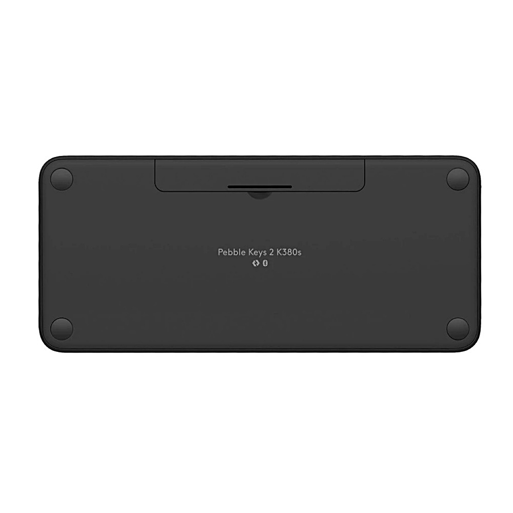 【 Logitech 羅技 】Pebble Keys 2 K380s 石墨灰 跨平台 藍牙鍵盤, , large
