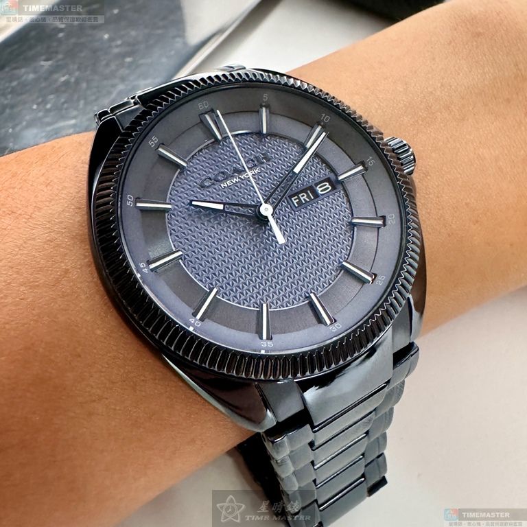 [星晴錶業]COACH手錶,44mm,CH00236寶藍色錶面寶藍錶殼寶藍精鋼錶帶款, , large