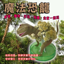 GS MALL 台灣製造 魔法開花成長恐龍樹 開花恐龍樹 恐龍樹 裝飾恐龍 開花樹 暴龍 神奇開花 成長樹 居家裝飾, , large