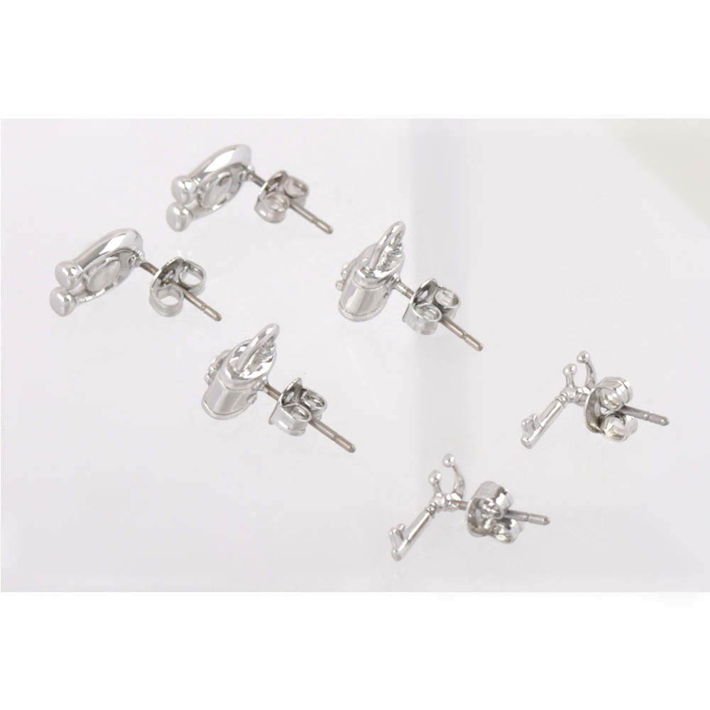  earrings, , large