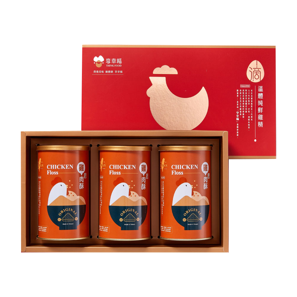 【ThinkFoods】Chicken Floss Gift Box (Random Original or Seaweed Flavor), , large