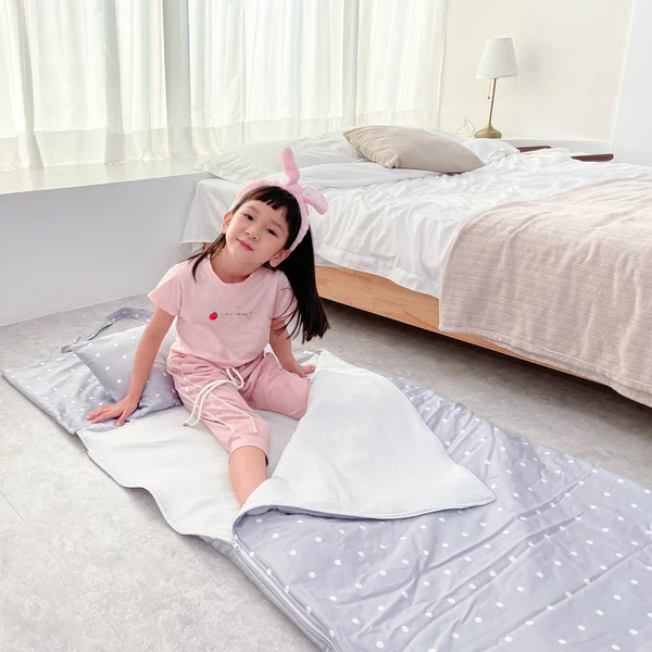 【Savamunt】KID IONIC+&trade; Antibacterial &  Lenzing Tence slumber/Sleeping Bag pinkblue, , large