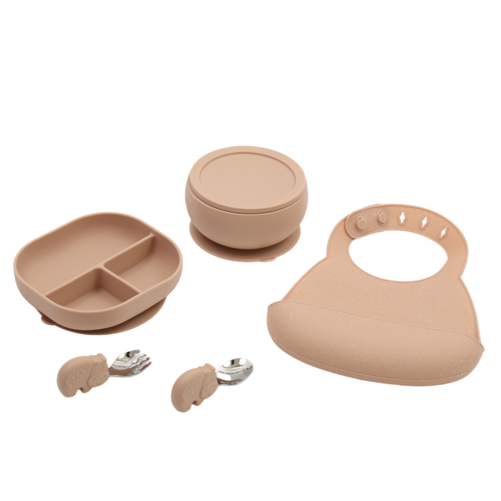 【TRENi Mini&nbsp;】 Little Gourmet 矽膠餐具禮盒組, , large