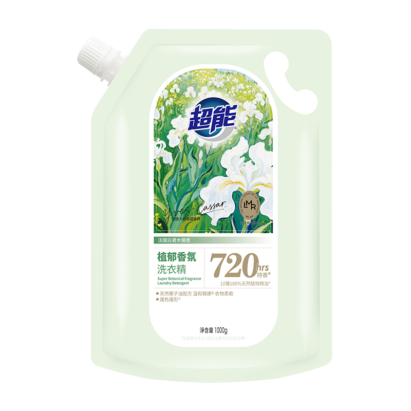 超能植郁香氛洗衣精補充包, , large
