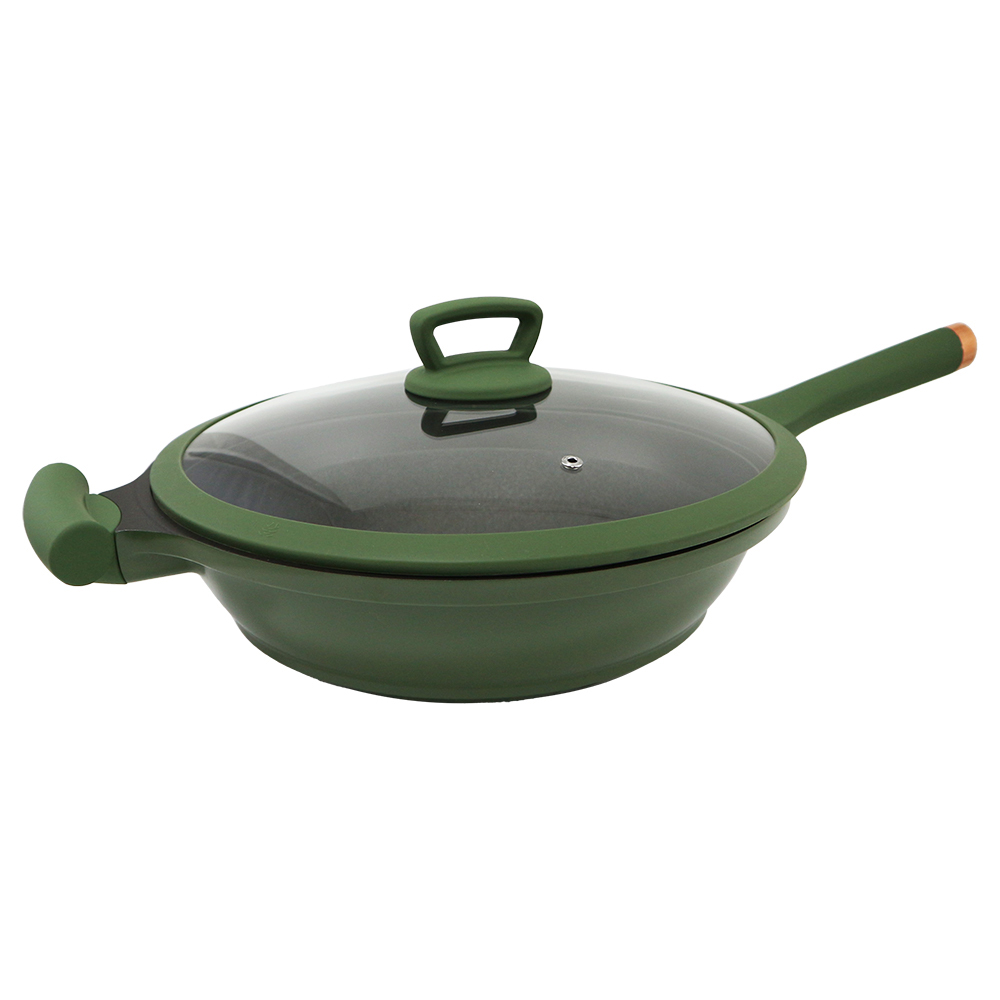 美國製Phantom Chef陶瓷強化不沾深形炒鍋-32cm-1支, , large