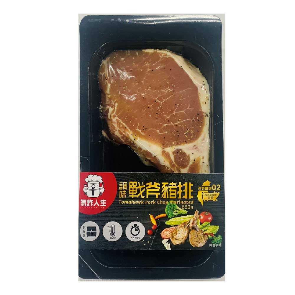 【氣炸人生】調味戰斧豬排250g (單支), , large