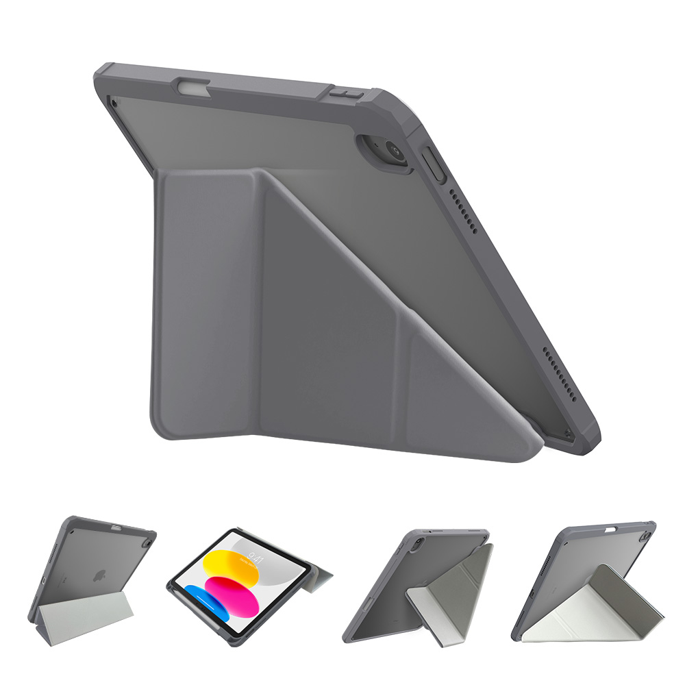 【HIPPORIZZ】iPad 11/10.9 吋 (11/10代) Origo 晶透筆槽防摔殼 大象藍色, , large